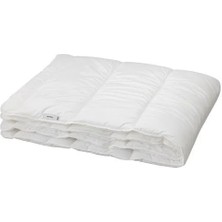 IKEA Säfferot Yorgan 150 x 200 cm Beyaz Tek Kişilik Polyester Dolgulu Makinede Yıkanabilir