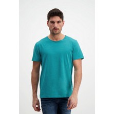 Rich Giyim Rich Erkek Yıkamalı Basic T-shirt Tişört %100 Pamuk Tişört