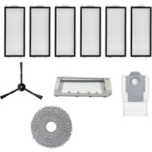 Sedipiitous Roborock P10SPROV20 Accessori Sweeper Toz Kutusu Kapak Rag Filtre Toz Torbası Yan Fırça Vakum Süpürge Yedek Parçaları (Yurt Dışından)