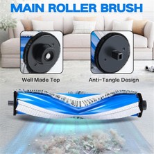 Sedipiitous Ecovacs Deebot T30S/T30S PRO/T30S Aı Robot Vakum Süpürücü Ana Yan Fırça Hepa Filtre Mop Bezi (Yurt Dışından)