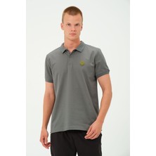 Rich Erkek Polo Yaka Tişört Rahat Kesim Baskılı T-shirt