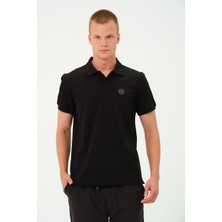 Rich Erkek Polo Yaka Tişört Rahat Kesim Baskılı T-shirt
