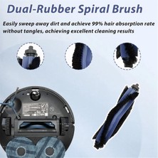 Sedipiitous Eufy Omni C20 Için 20PCS Vakum Süpürge Yedek Parçalar Ana Yan Fırça Hepa Filtre Mop Padleri Toz Torbalar Aksesuarlar Kitler (Yurt Dışından)