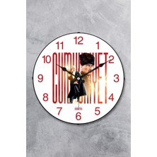 Atatürk Duvar Saati Akar Saniye Sessiz Mekanizma 36 cm