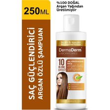 Dermaderm Argan Yağı Keratin Biotin Içerikli Hızlı Onarıcı Saç Bakım Şampuanı 250 Ml.