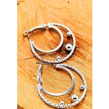 Figürlü Halka Lüks Tasarım Küpe