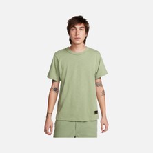 Nike Life  Kısa Kollu Örgü Pamuklu  Erkek Yeşil Spor  T-Shirt FN2645-386