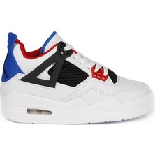 Cool Cırtlı Beyaz Ortopedik Air Taban Sneaker Çocuk Spor Ayakkabı