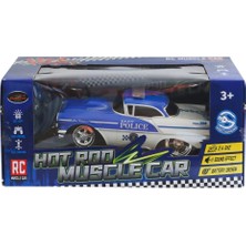 Bfs   MK8038B Kumandalı Sesli Işıklı Polis Arabası 1:16 -Can Oyuncak