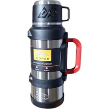 Akıllıelma-Cooker YK1422 Bardaklı Çelik Termos 2 Lt Inox