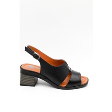 Venüs Kadın Günlük Deri Sandalet VN11510Y Siyah Ç