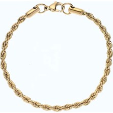 Çelik Burgu Zincir Bileklik