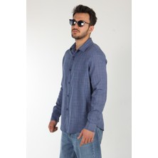 1133 Cepsiz Keten Regular Fit Gömlek
