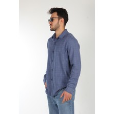 1133 Cepsiz Keten Regular Fit Gömlek