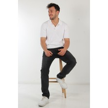 66572 Üç Düğme Yakalı T-Shirt