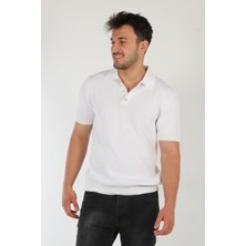 66572 Üç Düğme Yakalı T-Shirt
