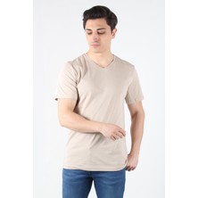Mckanzie 2021 V Yaka Basic Süprem Regular Fit T-Shirt