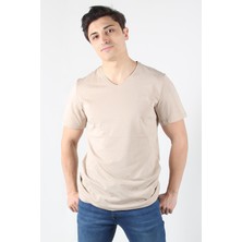 Mckanzie 2021 V Yaka Basic Süprem Regular Fit T-Shirt