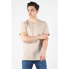 Mckanzie 2021 V Yaka Basic Süprem Regular Fit T-Shirt