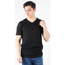 Mckanzie 2021 V Yaka Basic Süprem Regular Fit T-Shirt