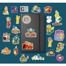 The Simpsons Sticker Paketi /bullet Journal Defter Çıkartma Ajanda Laptop Etiket