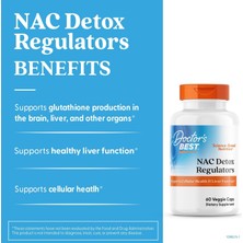Doctor's Best N.a.c Detox Regulators N-Acet.yl Cystei Ne Molybdenum Selenium From Selenoexcel