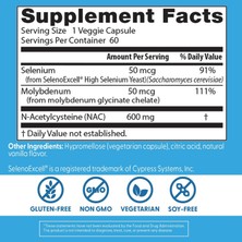 Doctor's Best N.a.c Detox Regulators N-Acet.yl Cystei Ne Molybdenum Selenium From Selenoexcel