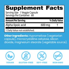 Doctor's Best Alpha Lipoic Acid 600 Mg, Glycemic Balance Ala Alfa Liopik Asit Premium Qualty !