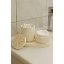 Beyaz Organizer Banyo Seti