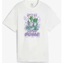 Puma Graphic Super Çocuk Beyaz T-Shirt.02