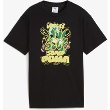 Puma Graphic Super Çocuk Siyah T-Shirt.01