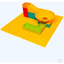 Yapı Blokları Sarı Zemin 24,5 x 24,5 cm Blok Uyumlu