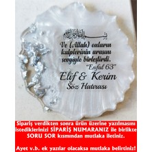 Eren Aksesuar Epoksi Magnet Söz Nişan Nikah Kına Düğün Hediyeliği Kuran Hatırası Sünnet Mevlüt Hediyesi