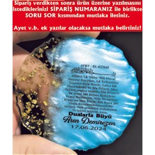 Eren Aksesuar 10 Adet Epoksi Magnet Söz Nişan Nikah Kına Düğün Hediyeliği Kuran Hatırası Sünnet Mevlüt Hediyesi