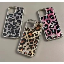 IPHONE 16 Acrux Leopar Gri Kılıf