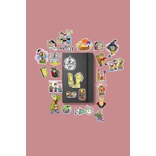 Ed Edd And Eddy Sticker Paketi - Bullet Journal - Ajanda - Planner - Defter - Laptop Etiket Çıkartma