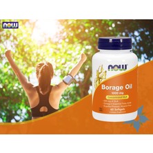 Now Borage Oil Concentration Gla 1,000 Mg. Gamma Linolenic Acid (Gla) Hodan Yagı Polyunsaturated Fat