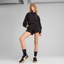 Puma Wardrobe Essentials Relaxed Kadın Siyah Sweatshirt.01