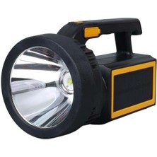 Powermaster W5192 Solar Şarjlı El Feneri Uzun Mesafe Işıldak