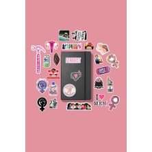 Feminizm Feminist Sticker Paketi / Bullet Journal Defter Çıkartma Ajanda Laptop Etiket