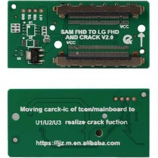 Zibox LCD Panel Flexi Repair Kart HD LVDS To FPC Sam FHD To LG FHD Crack v2.0 QK0812D