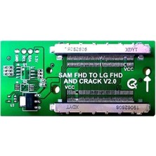 Zibox Lcd Panel Flexi Repair Kart Hd Lvds To Lvds Sam Fhd İn Lg Fhd Out QK0812A