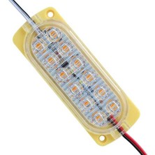 Powermaster Parlak Yanıp Sönen Sarı 24 Volt 1.2 Watt  2835 Modül LED