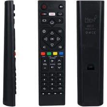 Zibox Sunny CRS-300AT RM-L265C Android TV Tuşlu LED TV Kumandası (RC0265-0820200802)