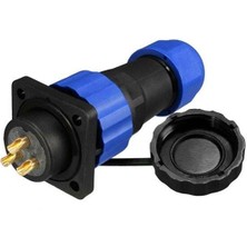 SD28 Su Geçirmez 3 Pin 28 mm Dörtgen Konnektör