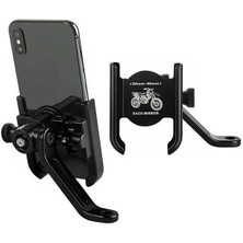 Sunup 03-H2 Motosiklet Telefon Tutucu Standı Tutacağı (Aynaya Sabitlenir)