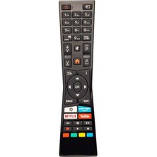 Zibox Vestel Netflix-Youtube-Prime Video Tuşlu Lcd-Led Tv Kumanda (Src-4316)(17382 Kalıp)