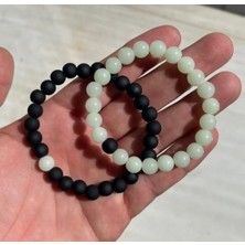 Unisex Karanlıkta Parlayan Sevgili Bilekliği