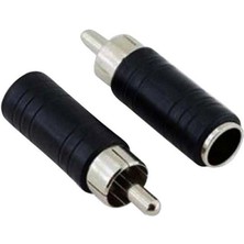 1 Rca Erkek / 6.3 mm Dişi Jack Çevirici
