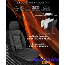 Galaxy Toyota Aurıs Hatchback 2008-2012 Uyumlu Mardan Serisi Oto Koltuk Kılıfı